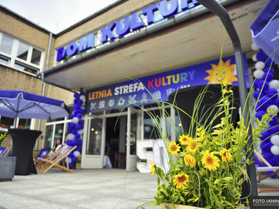 dom kultury w dniu otwarcia sali po remoncie