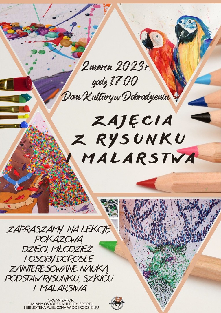 Zajęcia z rysunku i malarstwa