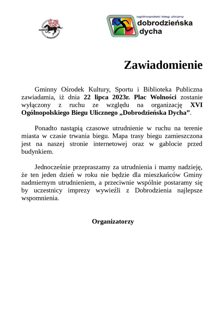 Zawiadomienie