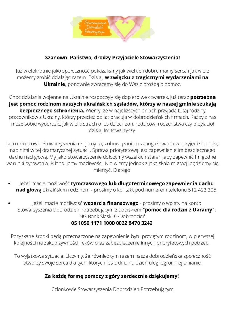 Pomoc dla Ukrainy