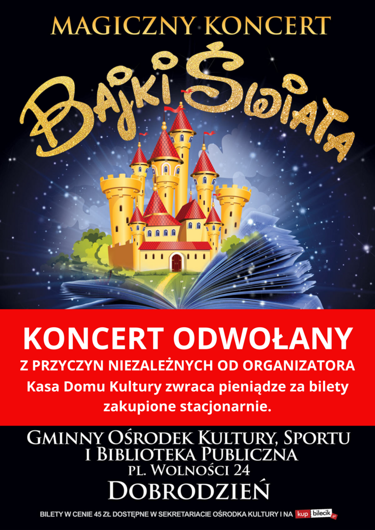 Koncert odwołany