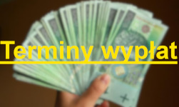 Terminy wypłat