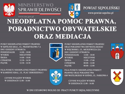 nieodpłatna pomoc prawna