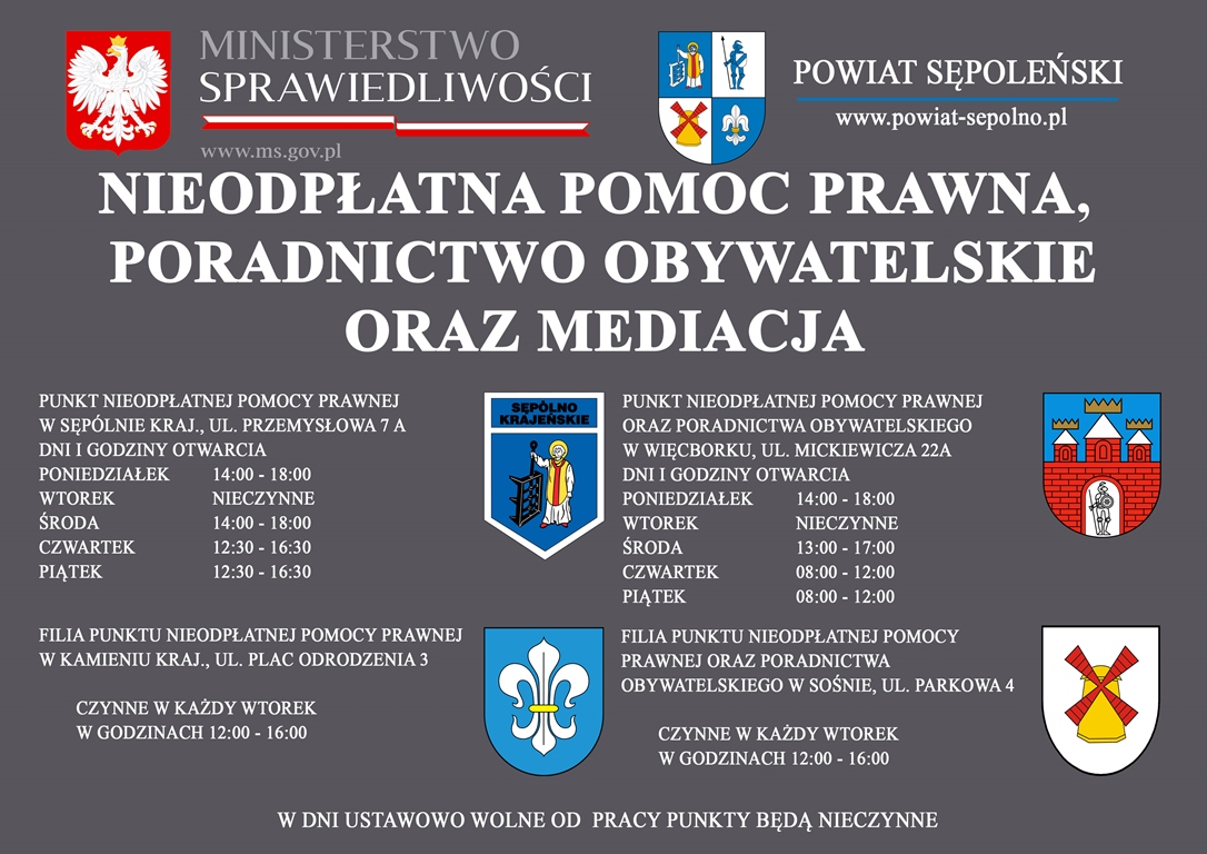 nieodpłatna pomoc prawna