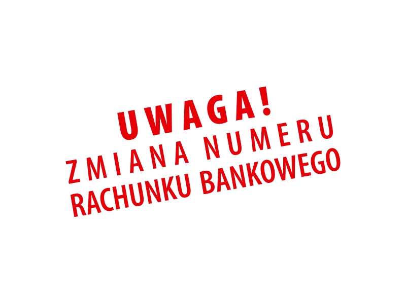 zmiana rachunku bankowego