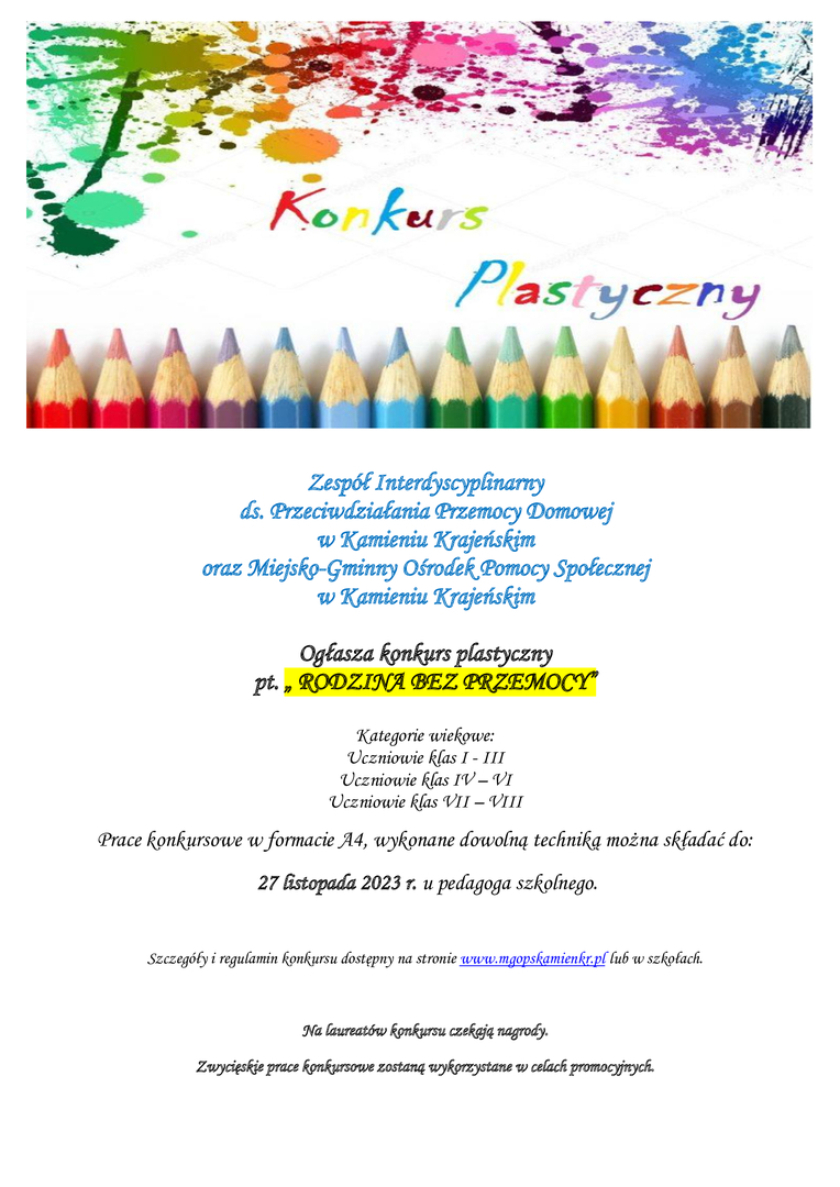 konkurs plastyczny
