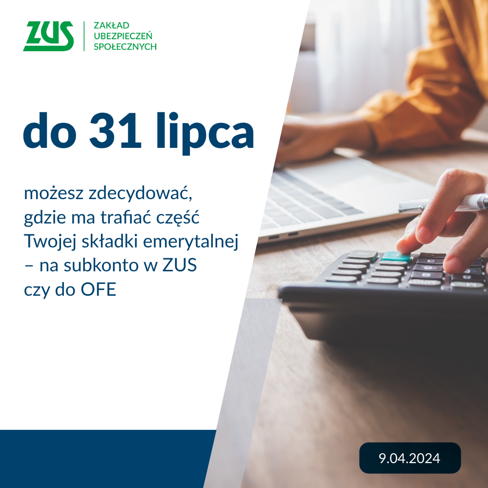 Do 31 lipca przyszli emeryci mogą zmienić decyzję w sprawie...