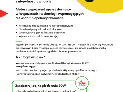 plakat aparaty słuchowe