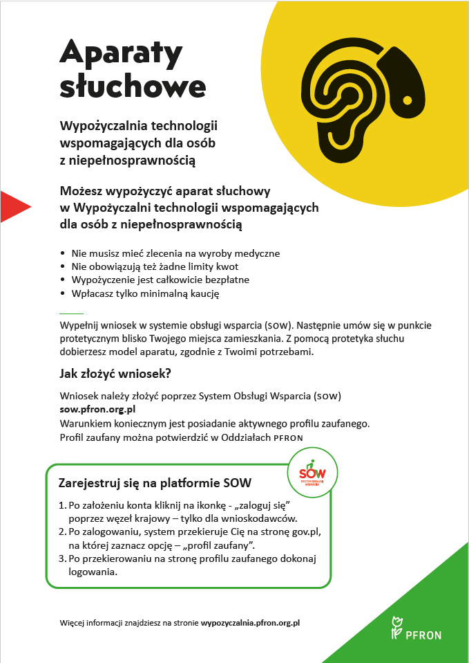 plakat aparaty słuchowe