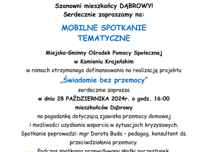 MOBILNE SPOTKANIA TEMATYCZNE