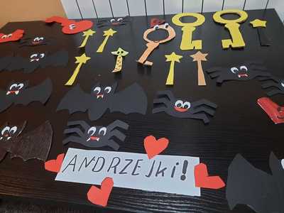 Andrzejkowe prace plastyczne