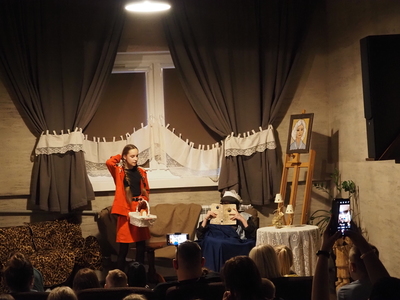 Teatrzyk "Urodziny Czerwonego Kapturka" w wykonaniu sekcji Teatralnej