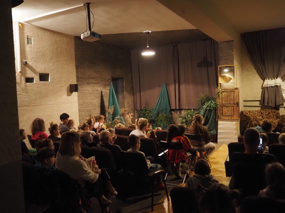 Teatrzyk "Urodziny Czerwonego Kapturka" w wykonaniu sekcji Teatralnej