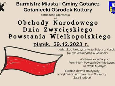 Obchody Narodowego Dnia Zwycięskiego Powstania Wielkopolskiego