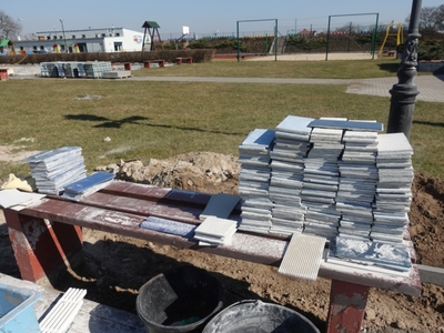 Prace remontowe duży basen