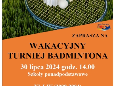 Badminton - letni turniej