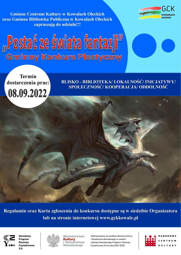 Zdjęcie przedstawia plakat zachęcający do wzięcia udziału