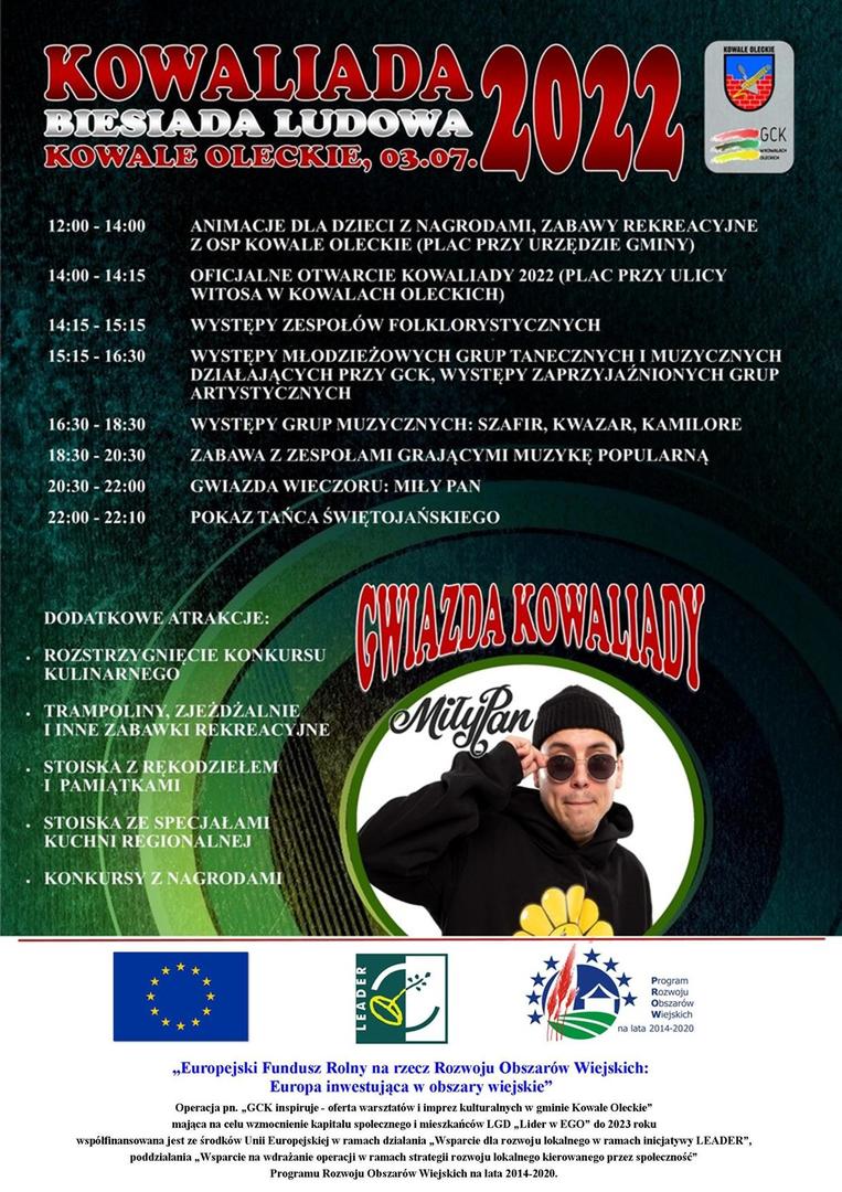 Plakat informujący o imprezie