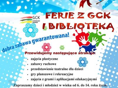 Zdjęcie przedstawia program ferii.