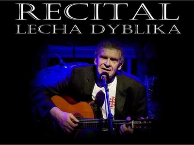 Plakat przedstawia Lecha Dyblika