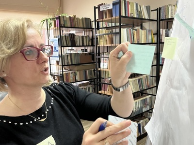 Uczestniczka szkolenia.