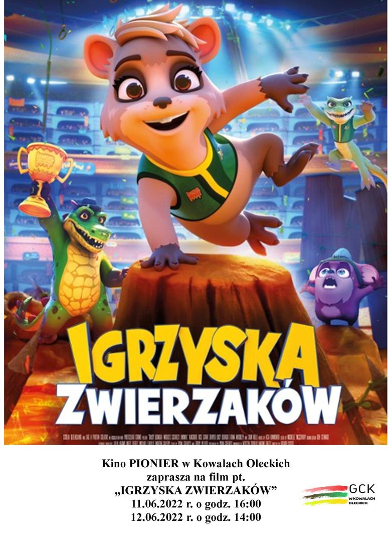 Plakat przedstawia bohaterów filmu animowanego.