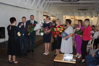 Przyjęcie gratulacji od jednostek samorządu terytorialnego z terenu powiatu starogardzkiego.