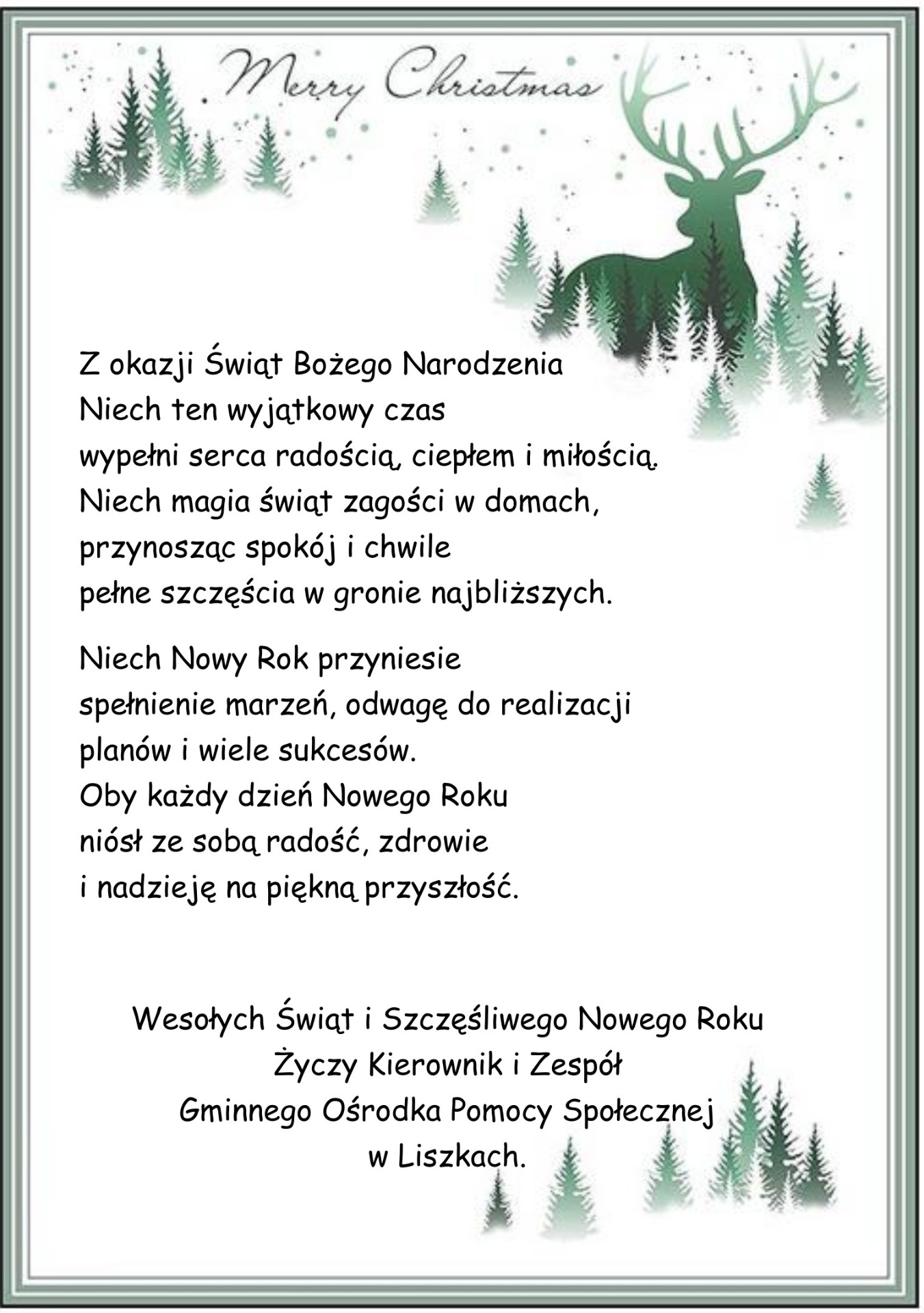 Kartka świąteczna.