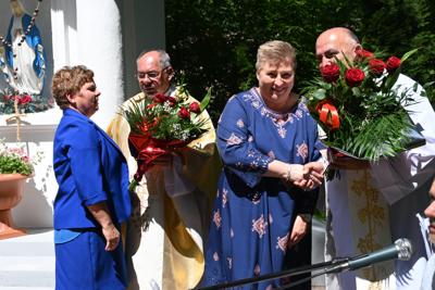 Podziękowanie za sprawowanie Mszy świętej polowej