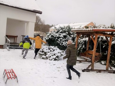 Zabawy na śniegu