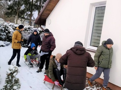 Zabawy na śniegu