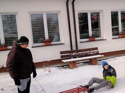Zabawy na śniegu