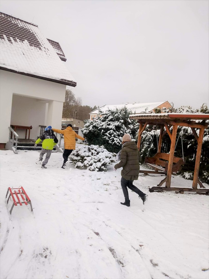 Zabawy na śniegu