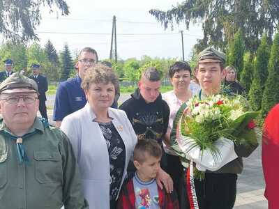 Delegacja Domu przed uroczystością.