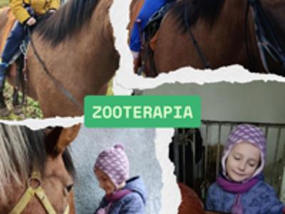 Mieszkańcy DPS w Gościeradowie na zajęciach z zooterapii.