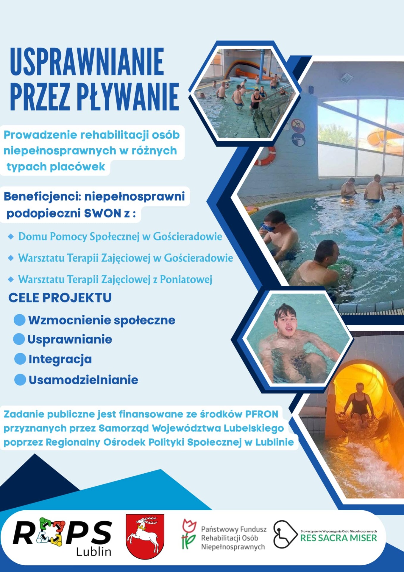 Ulotka reklamująca projekt