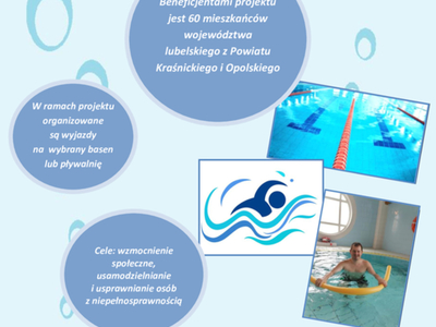 Plakat - „Prowadzenie rehabilitacji osób niepełnosprawnych w różnych typach placówek”