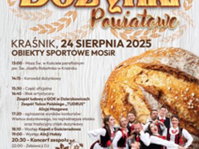 Plakat dożynek Powiatowych