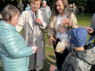 Rozdawanie nagród za udział w zawodach sportowych