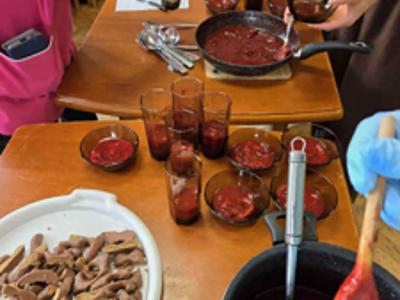 Wspólne przygotowanie zdrowych przekąsek