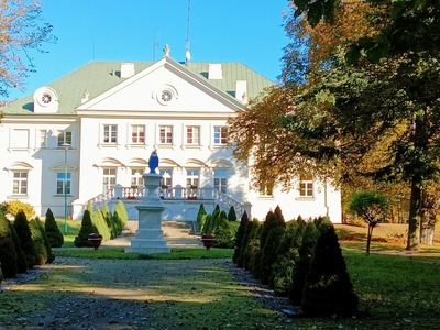 Budynek Pałacu DPS od strony parku