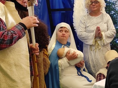Jasełka w wykonaniu mieszkańców Domu