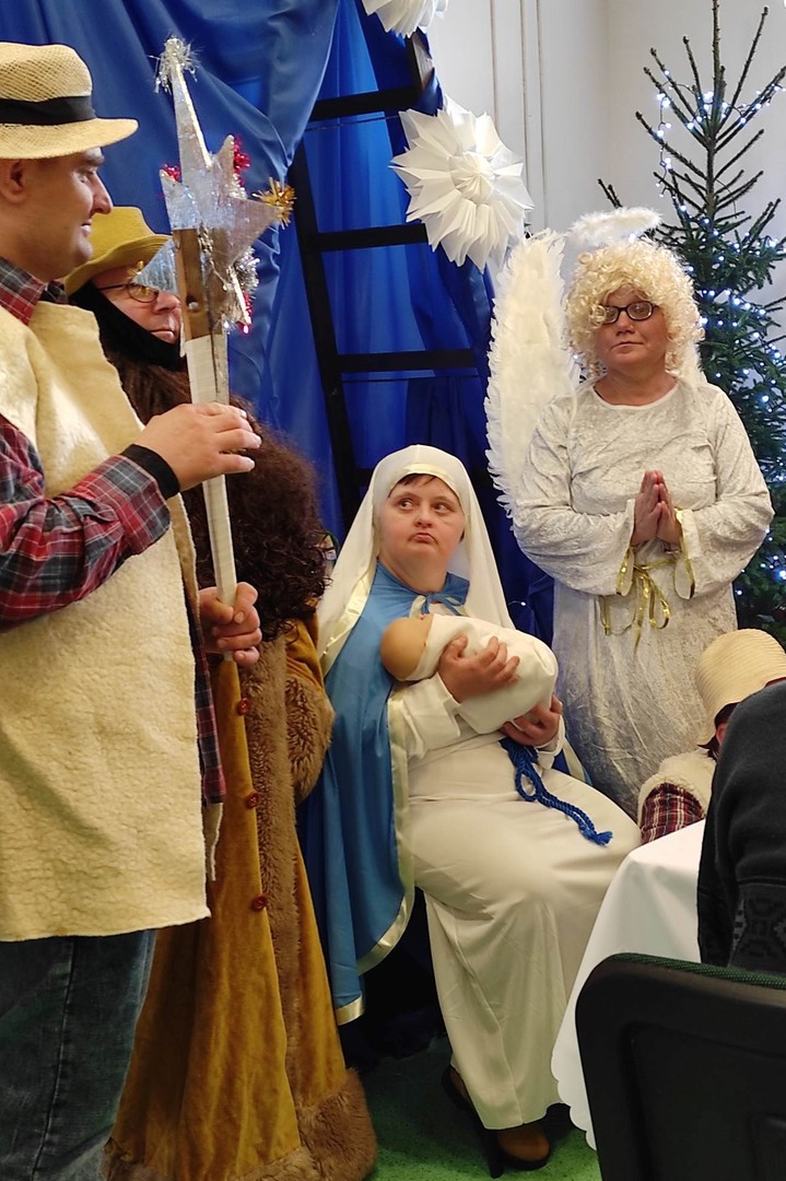 Jasełka w wykonaniu mieszkańców Domu