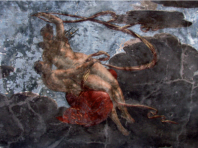 Fresk Amor i Psyche.