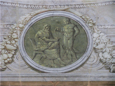 1.	Malowidło – Tondo z Jowiszem i Merkury Tondo,