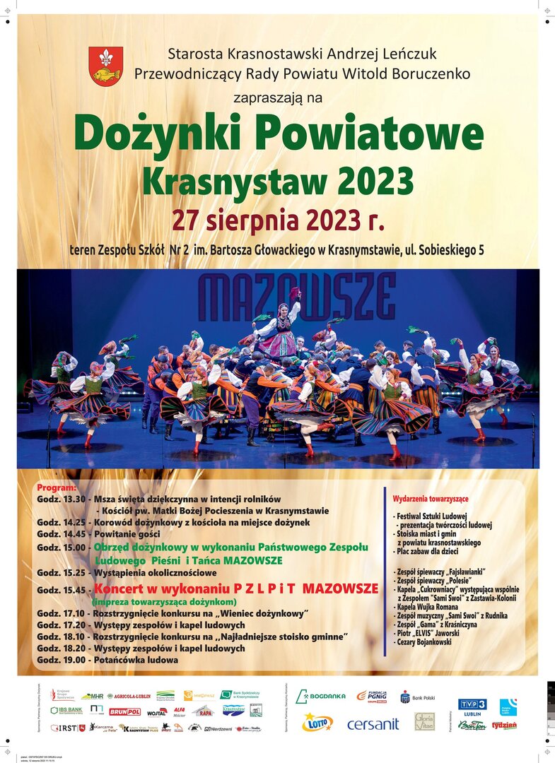 Na zdjęciu znajduje się zespoł mazowsze