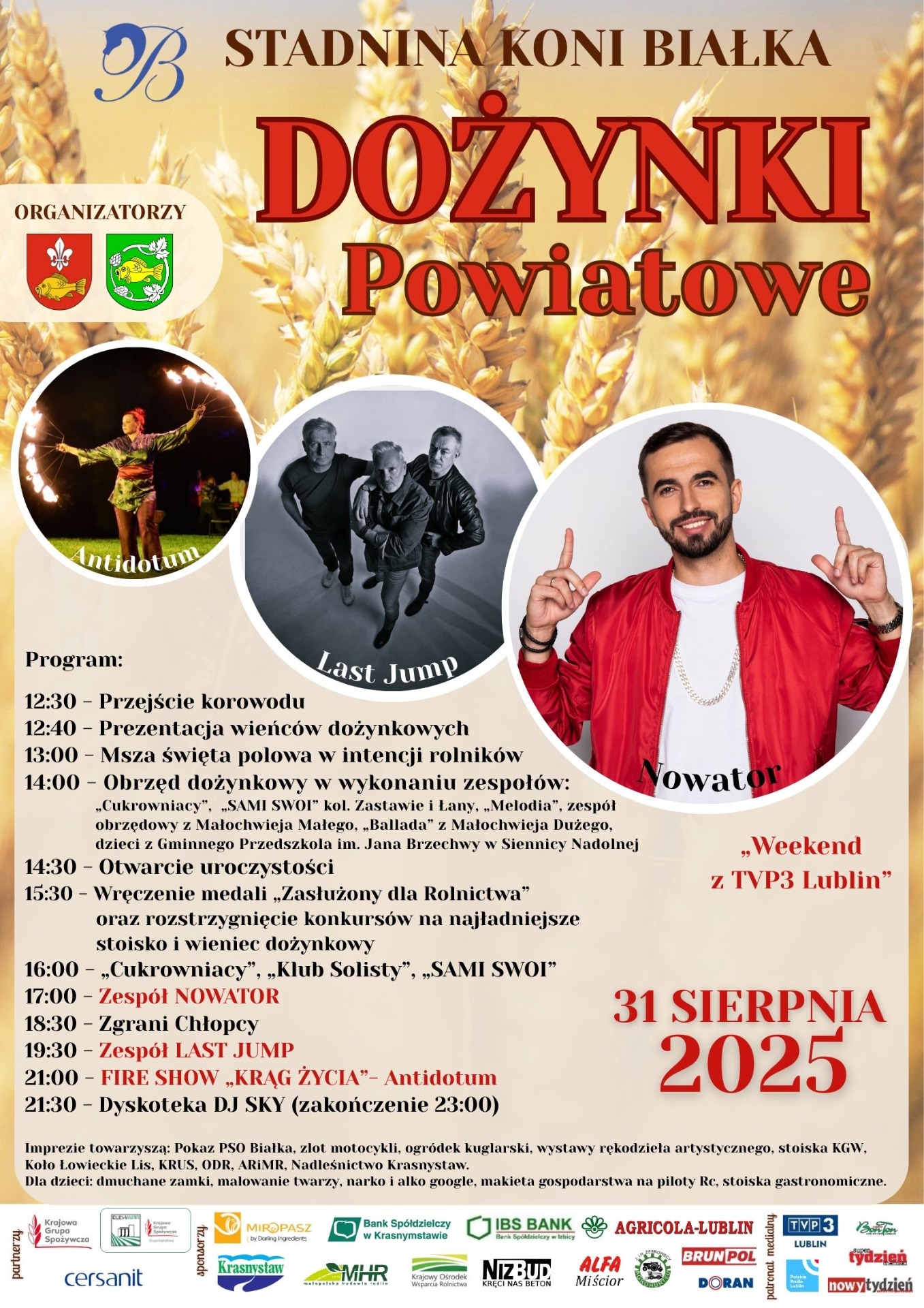 Plakat Dożynek powiatowych 2025 rok