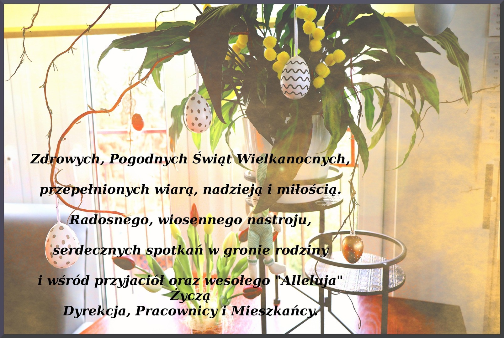 Zdrowych, pogodnych Świąt Wielkanocnych
