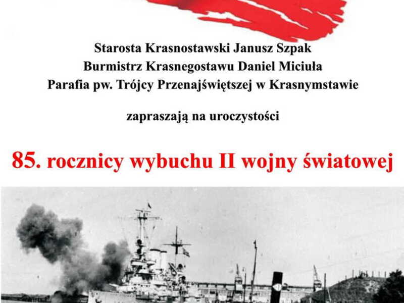 Uroczystości 85. rocznicy wybuchu II wojny światowej