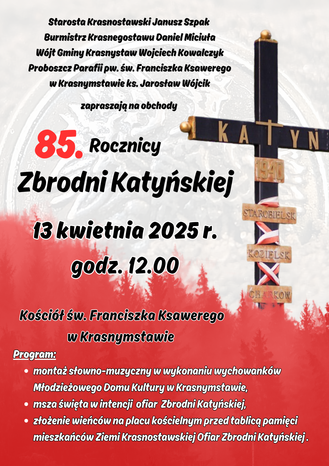 Obchody 85. Rocznicy Zbrodni Katyńskiej